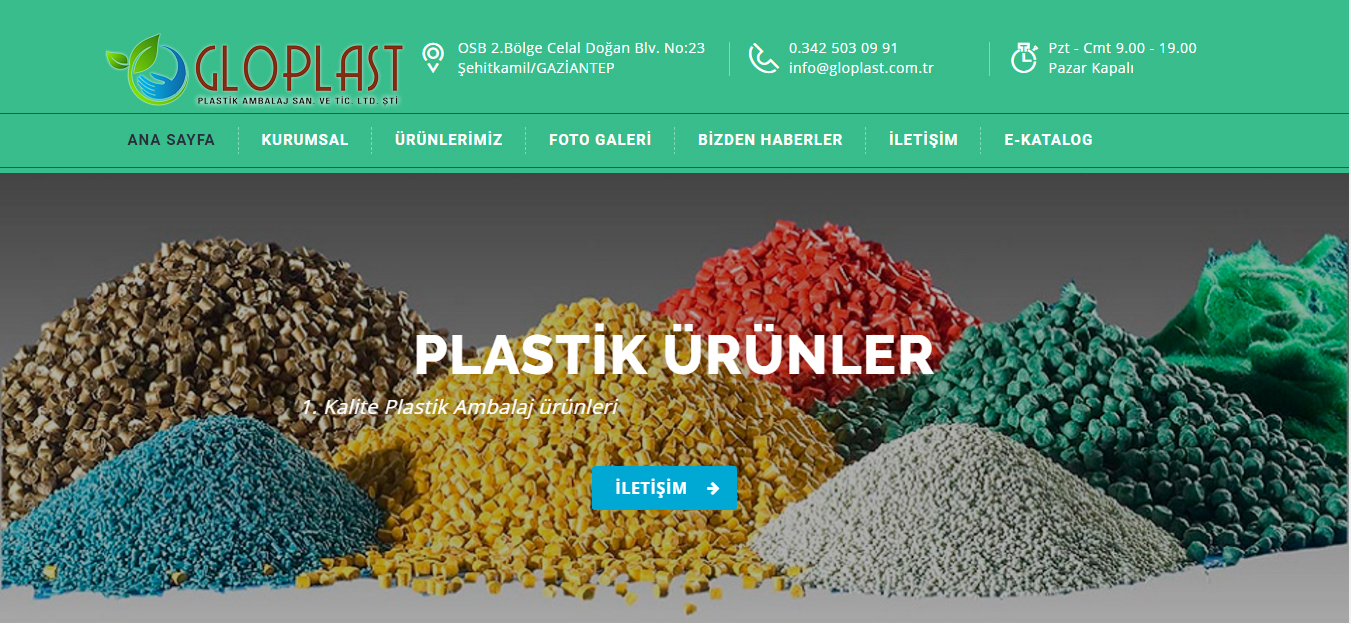 Gloplast Plastik Ambalaj | GAZİANTEP Gloplast Plastik Ambalaj | GAZİANTEP